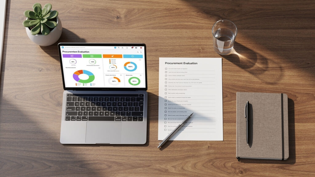 Evaluating ml procurement platform features checklist