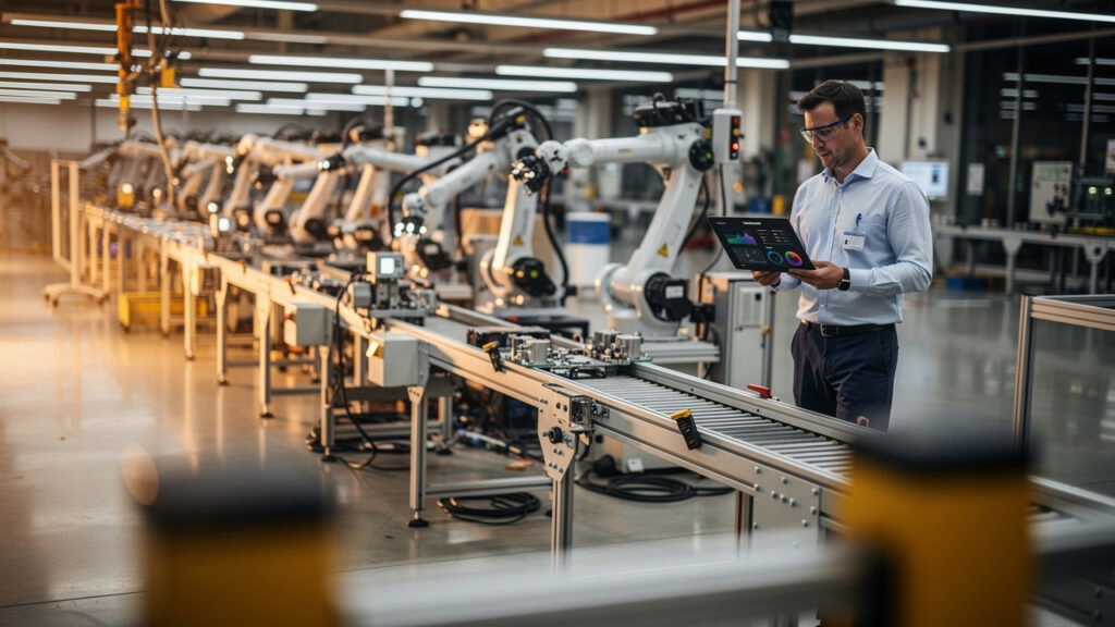 Manufacturing plant ml optimized production scheduling